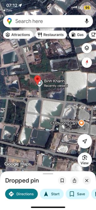 Bán lô đất 2 MT đường xe hơi Rừng Sác, Bình Khánh, Cần Giờ 15,5tỷ - 2