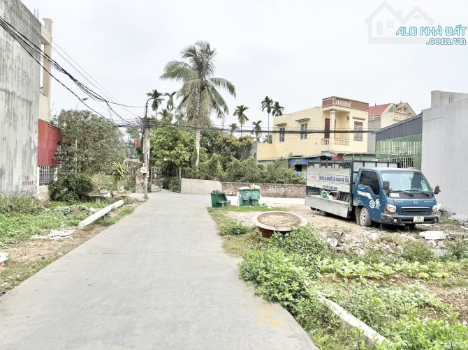 Bán đất lô góc bánh chưng 57,5m2 tại Cống Mỹ, Nam Sơn, An Dương giá 1,08 tỷ - 2