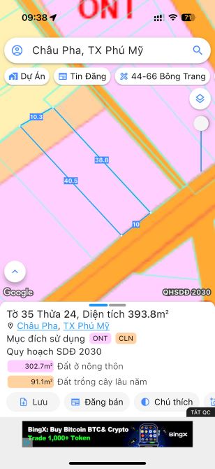 10m đươngg nhựa số 8 sát trục chính Châu Pha Bà Rịa cắt lỗ 30% dù đã sát nhập HCM - 2
