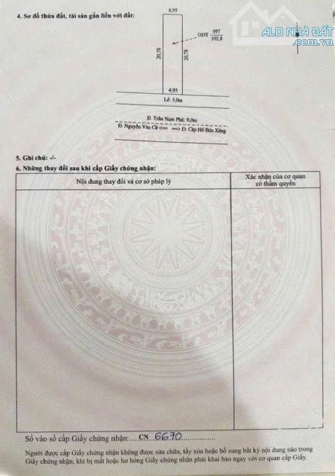 Bán nền mặt tiền chiều ngang trên 9m đường Trần Nam Phú thông ra bờ hồ Bún Xáng giá tốt - 2