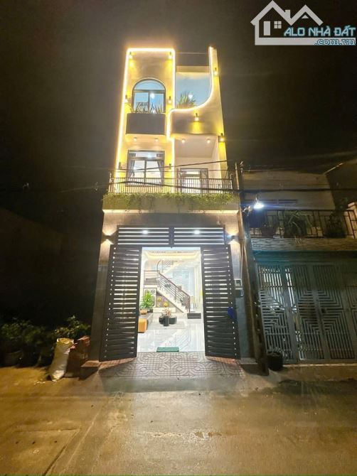NHÀ ĐẸP 3 TẦNG HẺM NHỰA THÔNG NGUYỄN THỊ KIÊU, P.THỚI AN, Q.12, 4X14M, GIÁ 5,95 TỶ TL - 2