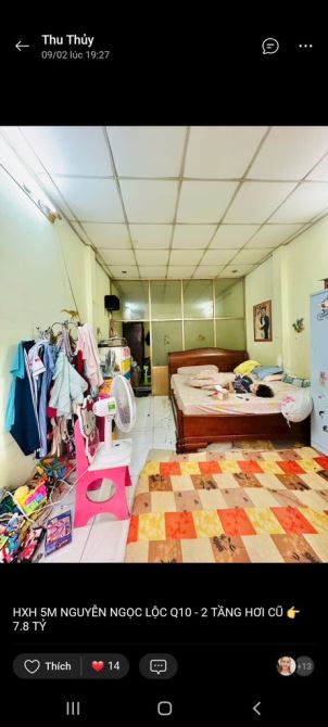 CỰC, LÝ TƯỞNG CHO ỔN ĐỊNH. NHÀ HẺM NGUYỄN NGỌC  LỘC,6 TỶ XX, HXH, 2 TẦNG, HCĐ - - 2