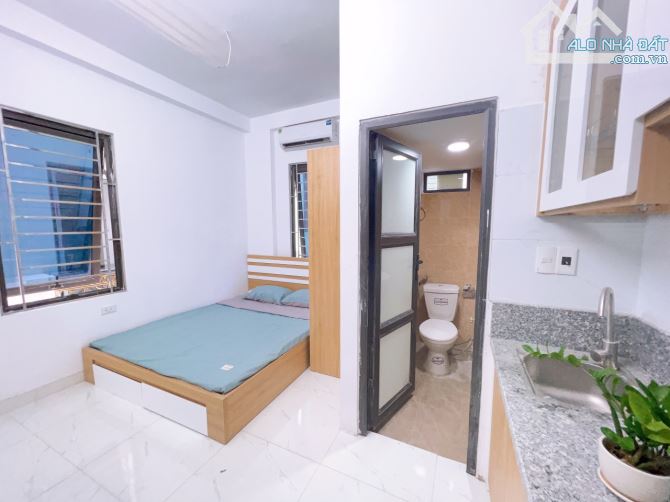Cho thuê phòng 406 Hồ Tùng Mậu, P601 đầy đủ nội thất, cửa vân tay, PCCC an toàn, giá chỉ 4 - 3