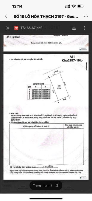 💥 16  LÔ ĐẸP – PHÚ CÁT HÒA LẠC 💥 FULL THỔ – MẶT TIỀN 6–8M – ĐƯỜNG Ô TÔ TRÁNH – GIÁ CHỈ T - 3