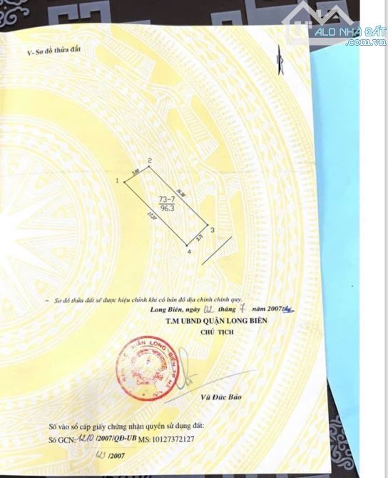 Bán đất Ngọc Thuỵ 98m, mặt tiền 6m, đường ô tô tránh, vỉa hè siêu rộng, cách 5m ra hồ - 3