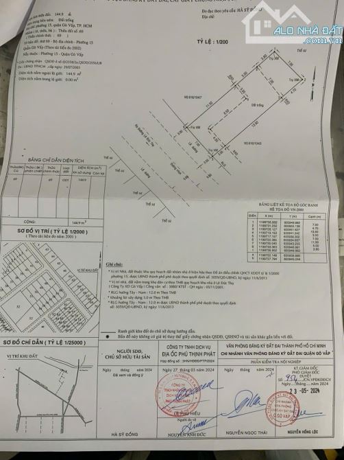 GÒ VẤP, KHUÔN ĐẤT BIỆT THỰ 7x21m KDC ĐỒNG BỘ DÂN TRÍ CAO, ĐƯỜNG 10M THÔNG THOÁNG - 4