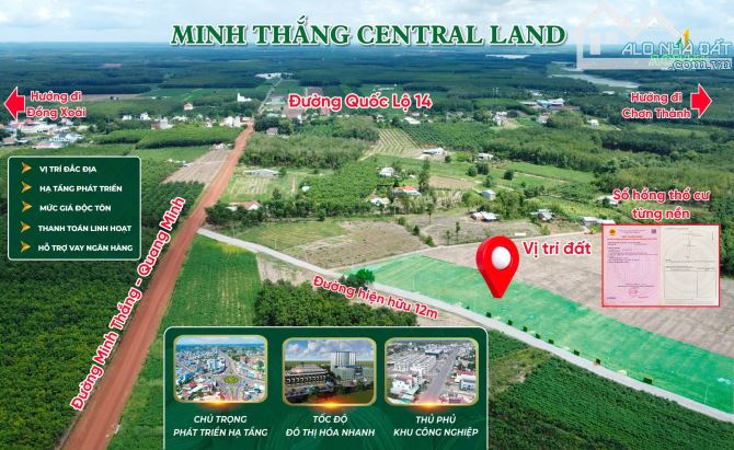 🔥BÁN ĐẤT BÌNH PHƯỚC 250M2 GIÁ CHỈ 450TR , PHÁP LÍ ĐẦY ĐỦ- KHU VỰC TIỀM NĂNG ĐẦU TƯ - 4