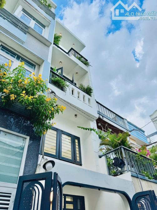 Bán nhà hẻm 3m đường Phan Huy Ích, P.12, 3,2 x 13, 4 tầng giá 4.62 tỷ tl - 4