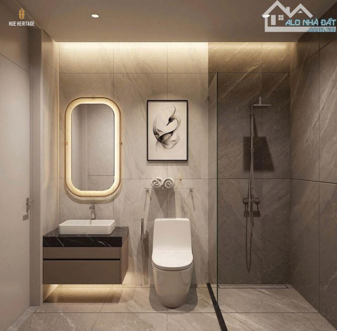 Căn hộ 3 phòng ngủ tầng cao dự án Hue Heritage - 5