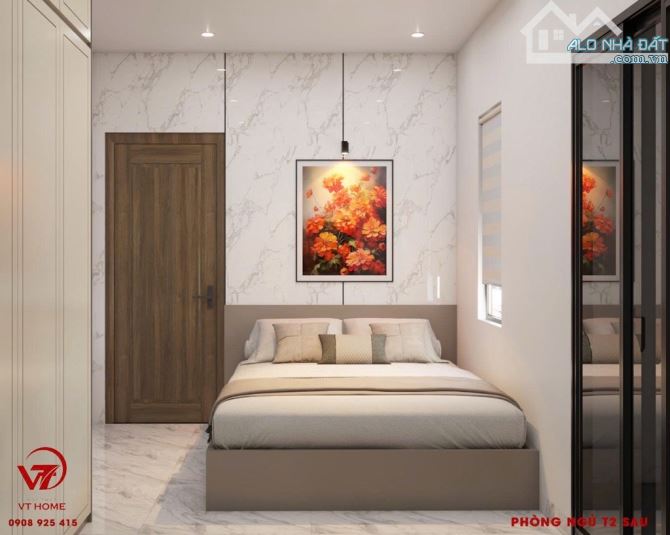 🎉🎉Nhà 2 tầng 1 lững 4 phòng ngủ 5 vệ sinh full nội thất  dt 75m2, kiên cố vào ở ngay. - 6