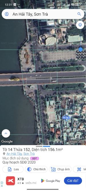🎉🎉Mảnh đất quá đẹp vuông, 02 mặt kiệt.  Sát đầu cầu rồng. - 6
