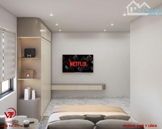 🎉🎉Nhà 2 tầng 1 lững 4 phòng ngủ 5 vệ sinh full nội thất  dt 75m2, kiên cố vào ở ngay. - 7
