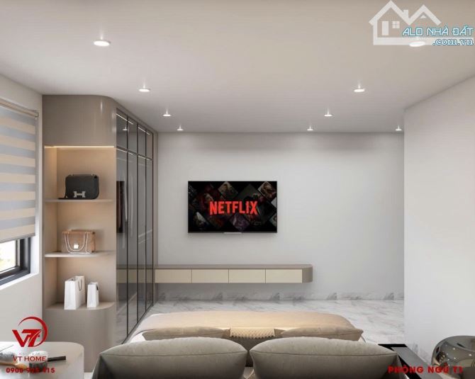 🎉🎉Nhà 2 tầng 1 lững 4 phòng ngủ 5 vệ sinh full nội thất  dt 75m2, kiên cố vào ở ngay. - 8