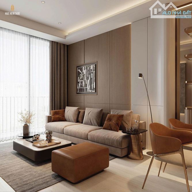 Căn hộ 3 phòng ngủ tầng cao dự án Hue Heritage - 8