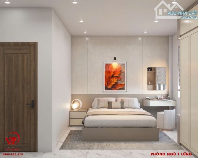 🎉🎉Nhà 2 tầng 1 lững 4 phòng ngủ 5 vệ sinh full nội thất  dt 75m2, kiên cố vào ở ngay. - 9