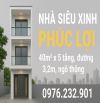 6,95 tỷ - 40m2 - 5 tầng nhà mới đẹp - ngõ 3,2m ô tô đỗ cửa nhà - phường Phúc Lợi - Hà Nội