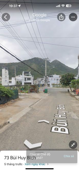 Nhà 1 trệt 1 lầu Bùi Huy Bích Vĩnh Hòa Nha Trang dt 80m2 đường 13m cách biển 700m