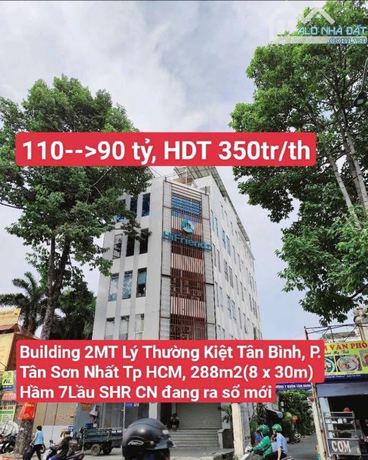 Building Góc 2Mặt Tiền Lý Thường Kiệt, Tân Bình - P. Tân Sơn Nhất Tp HCM