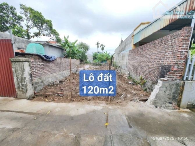 Bán lô đất 120m tại Thủy Đường, Thủy Nguyên, Hải Phòng giá chỉ từ 3 tỷ 6xx