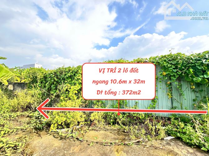 * CỰC RẺ-CHỈ 42TR/m2- BÁN 2 LÔ ĐẤT MT ĐƯỜNG 40, p.hiệp bình chánh ,thủ đức, 372m2-10.6x32m