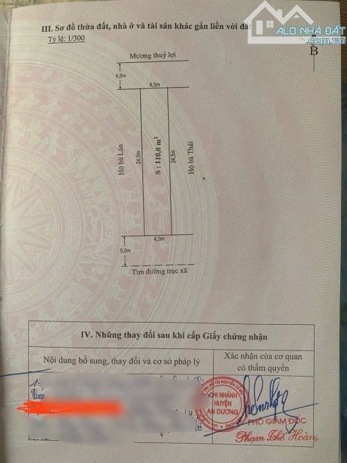 110m trục nhựa TDP Tự Lập - phường An Dương. - Đường trục nhựa x 3,x tỷ