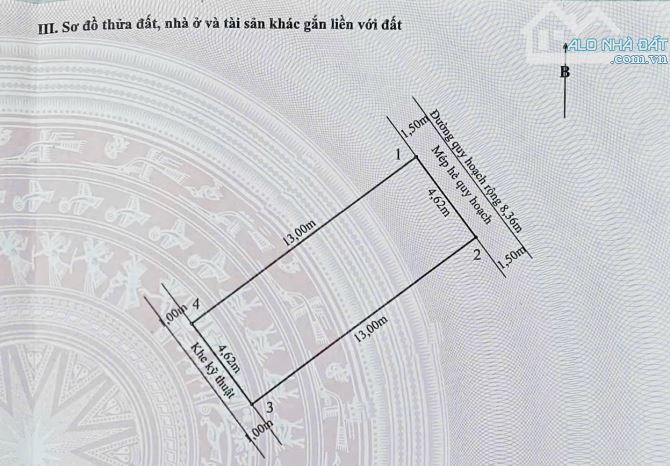 Bán 60m2 đất lô 7C Lê Hồng Phong, gần Phượng Chi đi vào - Đông Bắc - 4,92 tỷ tt