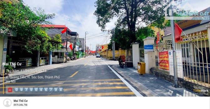 Hoa hậu Quang Tiến- Sóc Sơn-Gần 90m-Nhú 3 tỷ-Đường thông-oto tránh.