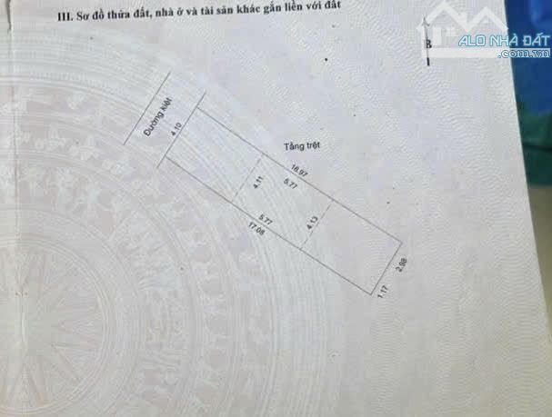 Rẻ nhất thị trường, 2 tỷ 350 lô đất kiệt 64/./. Trần Đình Tri