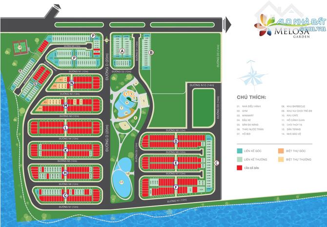 Giảm giá 1 tỷ, bán nhà Melosa Khang Điền, full nội thất cao cấp, ngang 6m, gần công viên