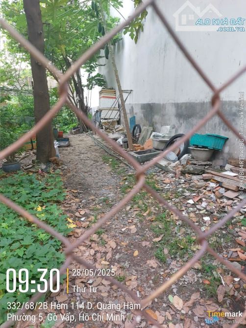 Lô đất 8mx26m hẻm 170 Dương Quảng Hàm, chỉ 82 triệu m2