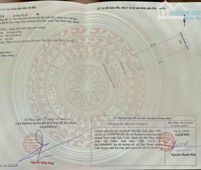 🏡 Bán đất Phạm Đình Bân – đối lưng Đại Lộ Võ Chí Công, Block B2.25