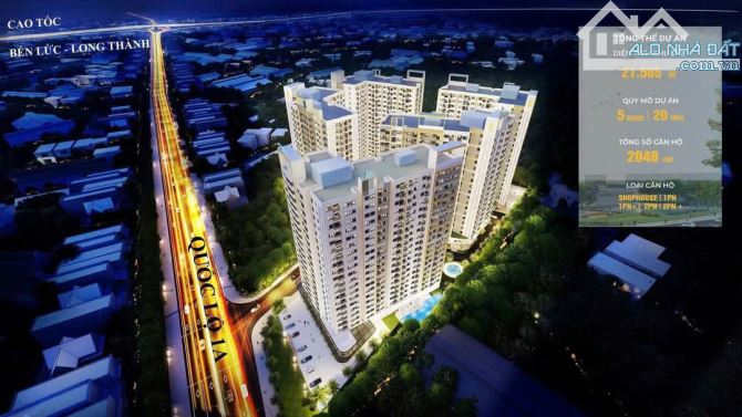 1Tỷ-Full 100%/Căn, Sỡ Hữu Nhà Mới Với 62m2 Tới 120m2 Chuẩn 5Sao Cách TT SG 20Km