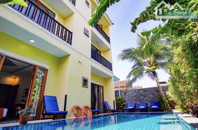 VILLA VIEW SÔNG, MT NGUYỄN TRI PHƯƠNG, HỘI AN, 280M2, 8 PN, GIÁ CHỈ NHỈNH 13 TỶ