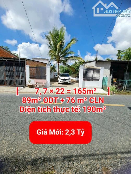 Bán nền 165m2 mặt tiền Bùi Hữu Nghĩa - Long Tuyền - TPCT
