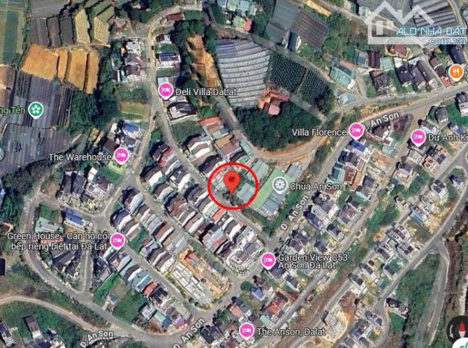 * Đất liên kế sân vườn KQH An Sơn, P4, Tp Đà Lạt - 132m2 - 8.9 tỷ