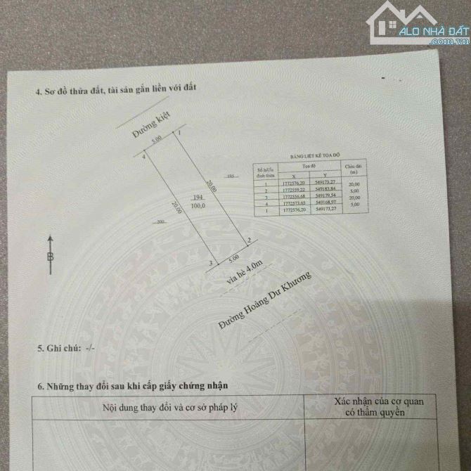 Bán đất 2 mặt tiền 7m5 Hoàng Dư Khương. Dt 100m2 ngang 5m xây ở, kdoanh lưu trú đẹp