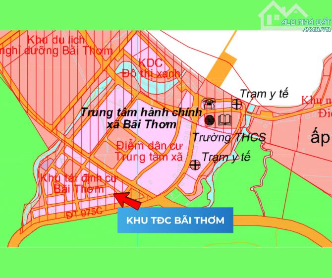 BÁN LÔ ĐẤT ĐẸP NHẤT BÃI THƠM NGAY CHỢ TRUNG TÂM TIỆN Ở VÀ KINH DOANH - 3