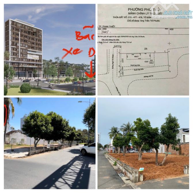 Bán lô Góc 539m2 khu Ocean Dunes, Đối diện Công Viên, Mặt tiền đường xuống biển Đồi Dương - 1