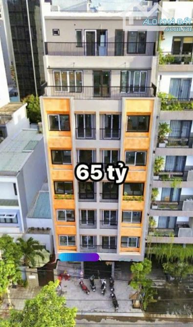 Chỉ 65 TỶ: BÁN TÒA CĂN HỘ Apartment AN THƯỢNG ĐÀ NẴNG, 180m² =9m x20m - 8 TẦNG 1 hầm