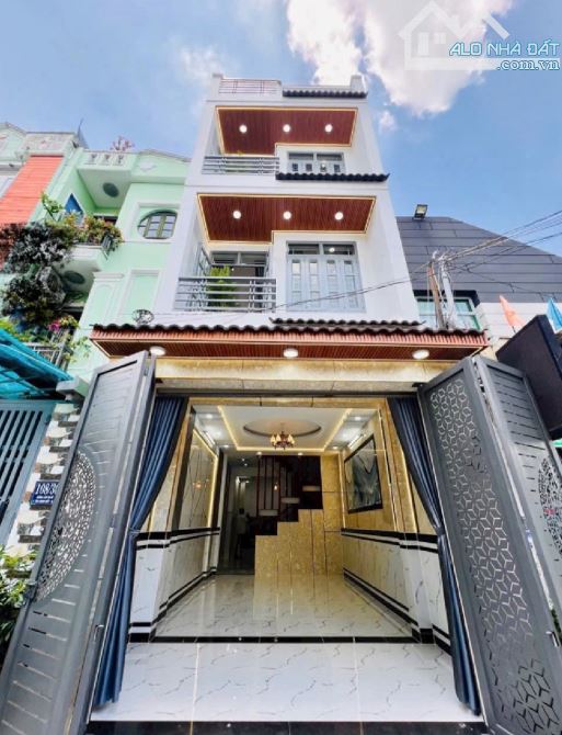 Bán nhà MẶT TIỀN nhánh LÂM THỊ HỐ, Hẻm 7M_ 3Tầng _ tặng FULL NỘI THẤT_6ty750