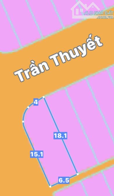 Bán lô đất góc quyền lực sát biển, dt 175m2;mt 6,5m; đường Trần Thuyết 5,5m, biển Sơn Tra - 1