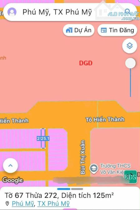 NHÀ 1 TRỆT 1 LẦU – LÔ GÓC 2 MẶT TIỀN ĐƯỜNG LỚN TÔ HIẾN THÀNH – TĐC 44HA - 1