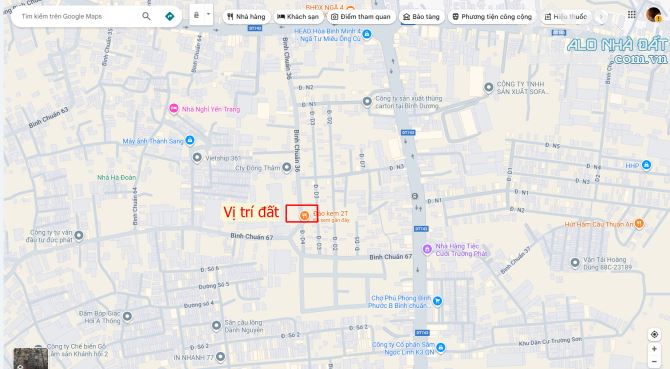 Bán đất 4x15m, mặt tiền Bình Chuẩn 36 p. Bình Chuẩn gần chợ Phú Phong - 2
