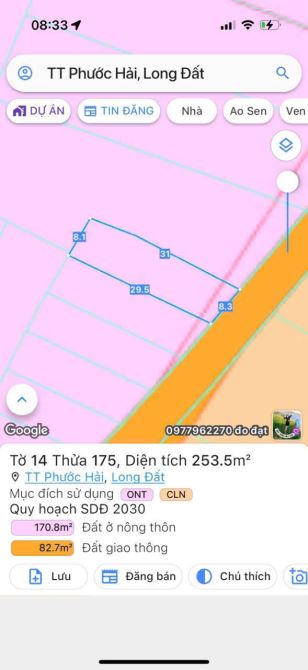 🌴 CƠ HỘI SỞ HỮU 2 LÔ ĐẤT ĐẸP – GIÁ TỐT TẠI LONG MỸ, ĐẤT ĐỎ – BRVT 🌴 - 2
