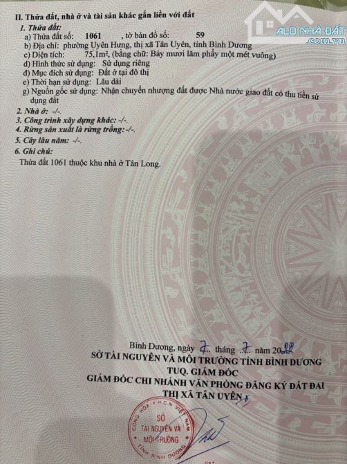 Cần Bán Gấp Lô Đất Trong Khu Nhà Ở Tân Long 1 - 2