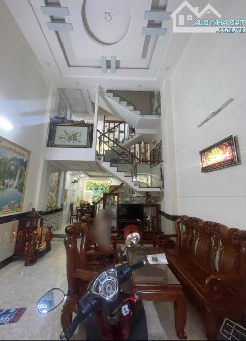 Bán nhà Hẻm XE HƠI thông NGUYỄN THỊ BÚP Q12_ Ngang 4,5m_ 5Tầng MỚI ĐẸP _ 5ty900 - 2
