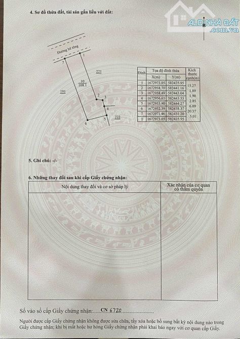 BÁN ĐẤT ĐẸP TRUNG TÂM TP NGANG 5 NỞ HẬU 6 - 3