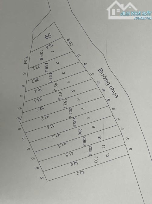Bán 12 lô đường nhựa gần Ql55 - đường Lộc An - Hồ Lồ đi biển chỉ 5p - 3