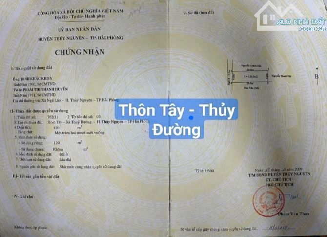Bán 120m đất Thuỷ Đường - Thuỷ Nguyên✅sát trục 36m Trần Hưng Đạo cực đẹp - 3