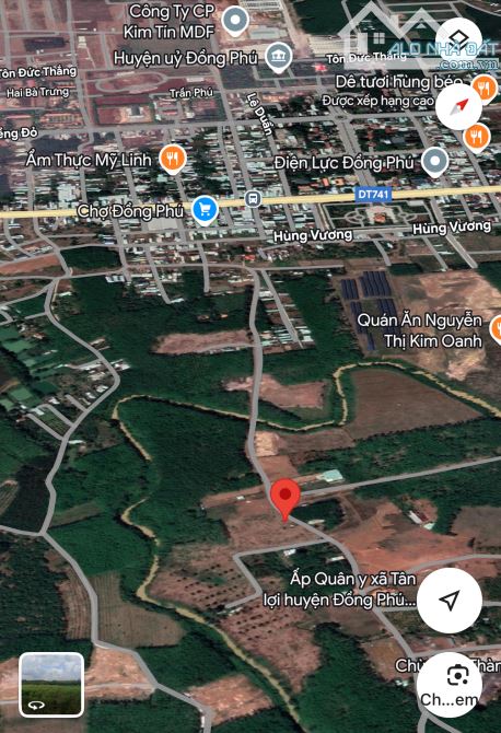 3500m2 đất sau chợ Đồng Phú trục chính liên xã Tân Lợi giá 2.5 tỉ - 3
